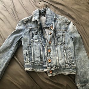 Express Fitted Denim Jacket S/P